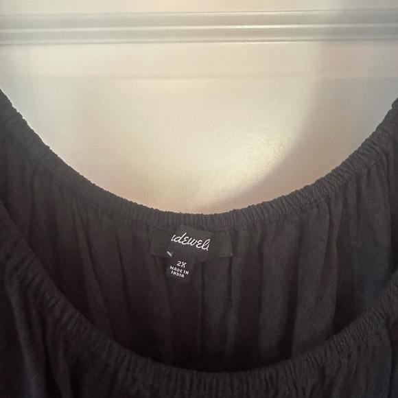 Madewell | Sophia Scoop Neck Charcoal Black Jumpsuit - Picture 4 of 7